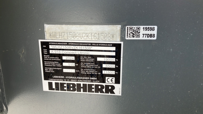 Liebherr A 918 Compact Litronic