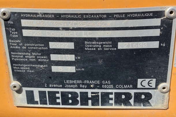 Liebherr R 920 Compact Litronic