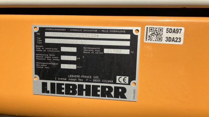Liebherr R 920 Compact Litronic