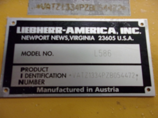 Liebherr L 586 XPower