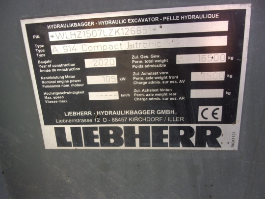 Liebherr A 914 Compact Litronic