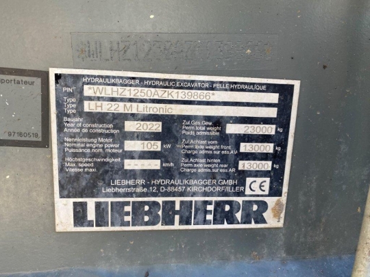 Liebherr LH 22 M Industry Litronic