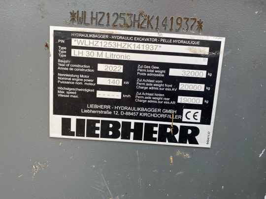 Liebherr LH 30 M Industry Litronic
