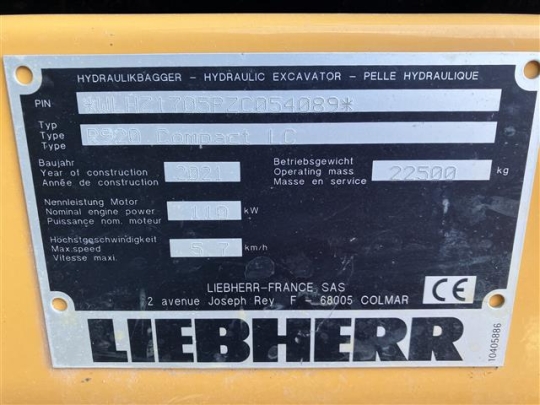 Liebherr R 920 Compact Litronic