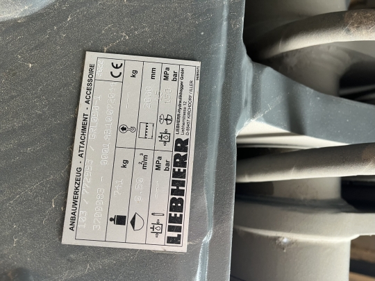 Godet de curage orientable Liebherr