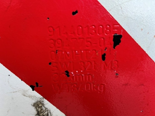 Hook Block 32 TO - Rope Dia. 23mm / 1-sheave