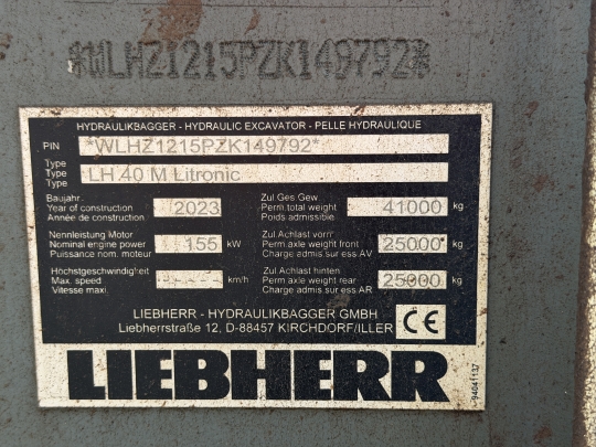 Liebherr LH 40 M Industry Litronic
