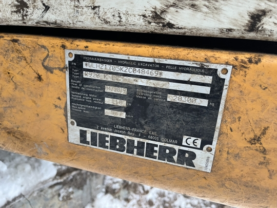 Liebherr R 920 Compact Litronic