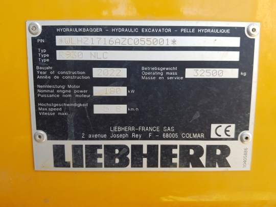 Liebherr R 930 Litronic