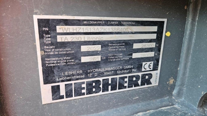 Liebherr TA 230 Litronic