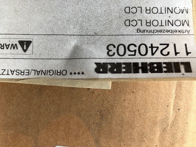 Liebherr Display LCD MOTEC