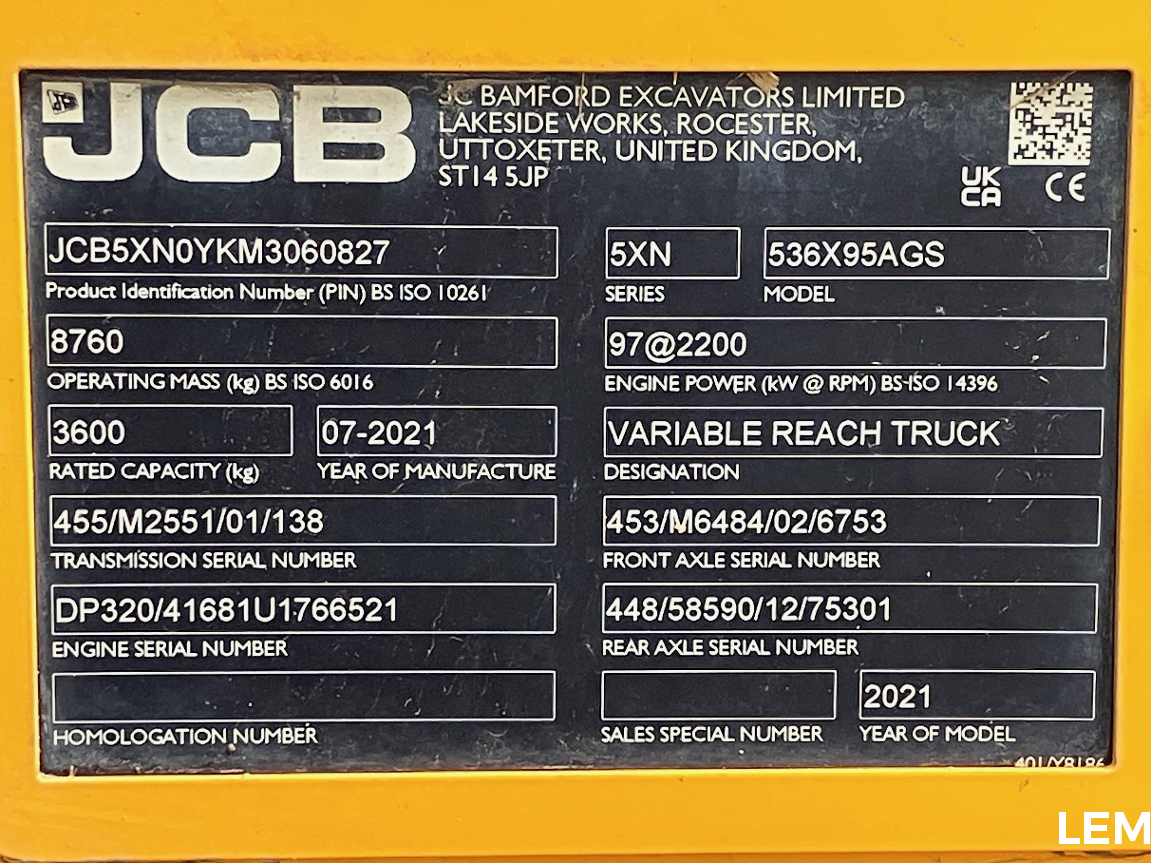 JCB 536-95 AGRISUPER